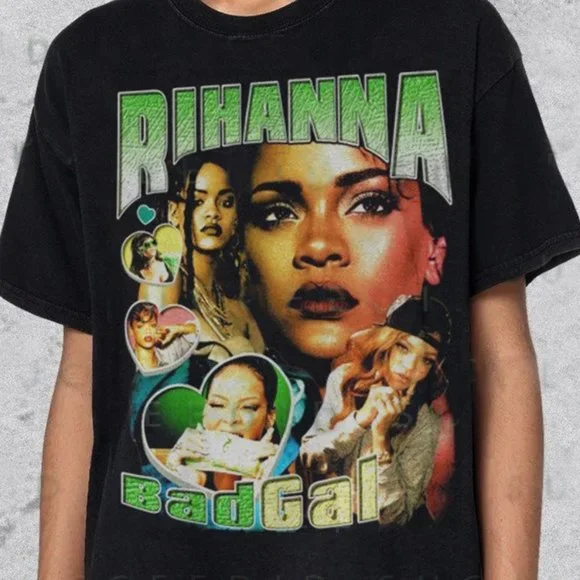 Gildan | Tops | Rihanna Shirt Rihanna Badgal Tshirt Rihanna